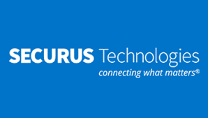 Securus Technologies logo on blue background with the tagline “connecting what matters”