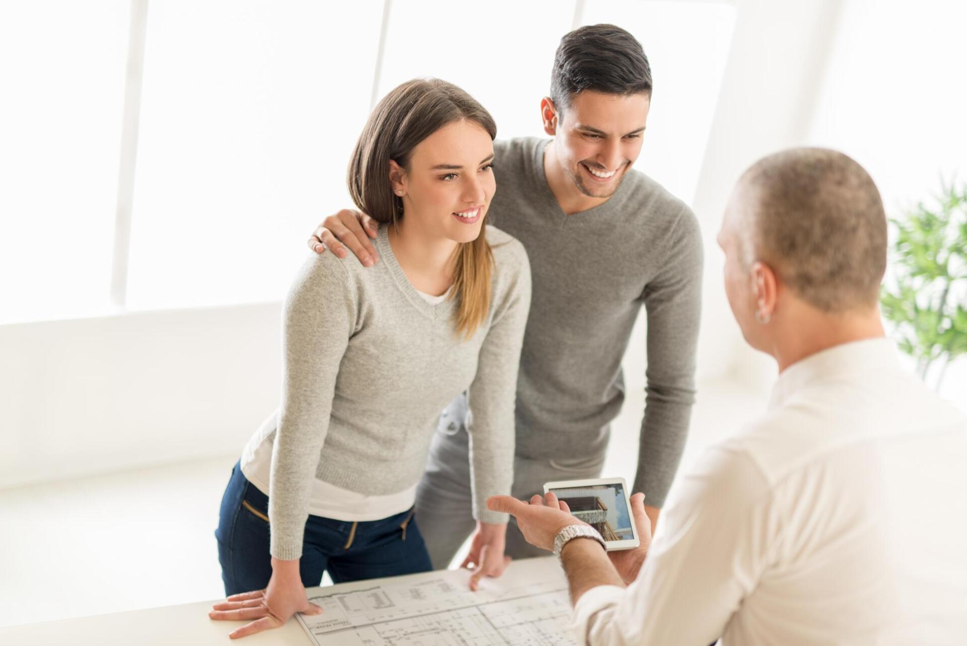 couple standing near the man