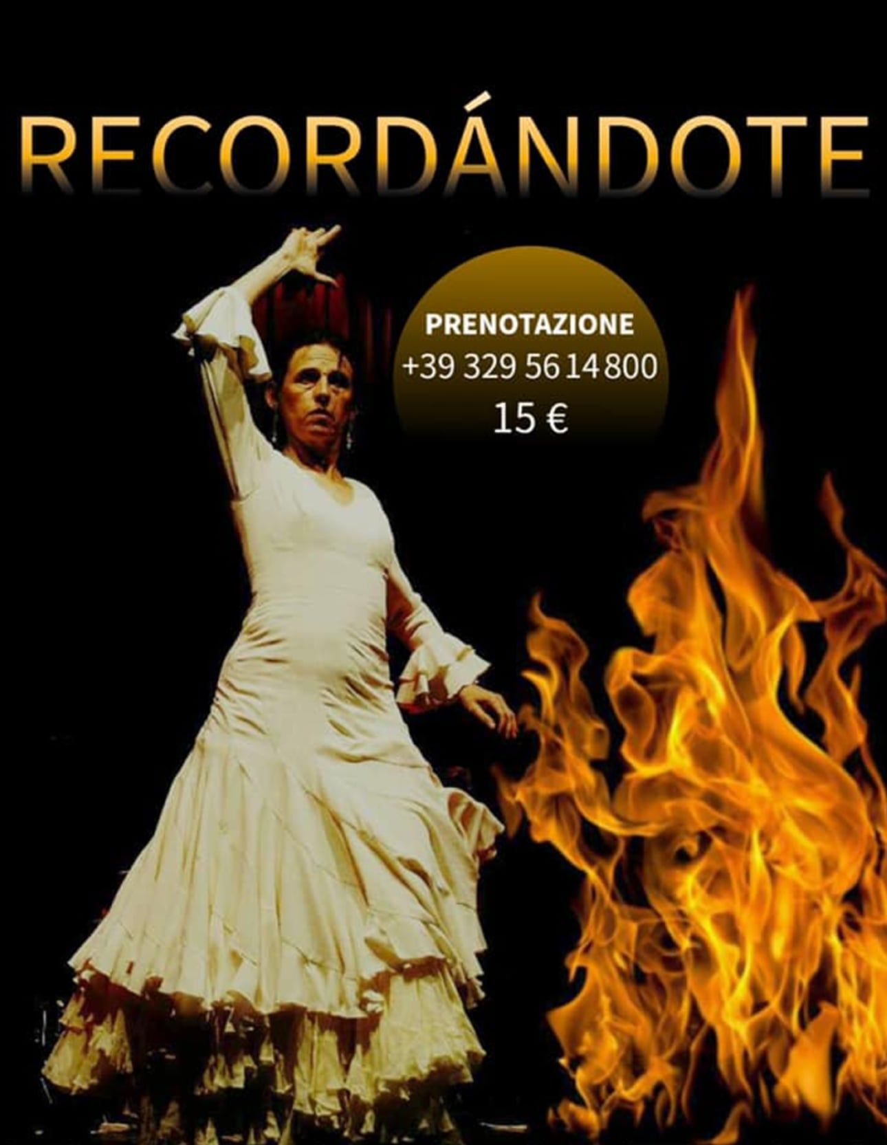 Locandina spettacolo Recordàndote