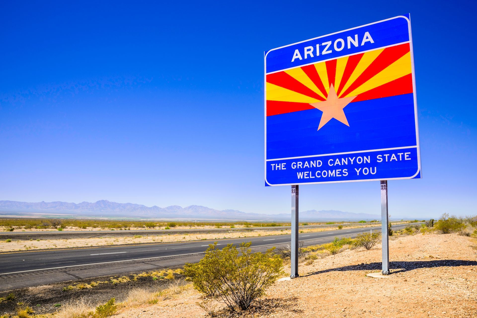 Welcome to Arizona sign representing Arizona real estate agent referrals