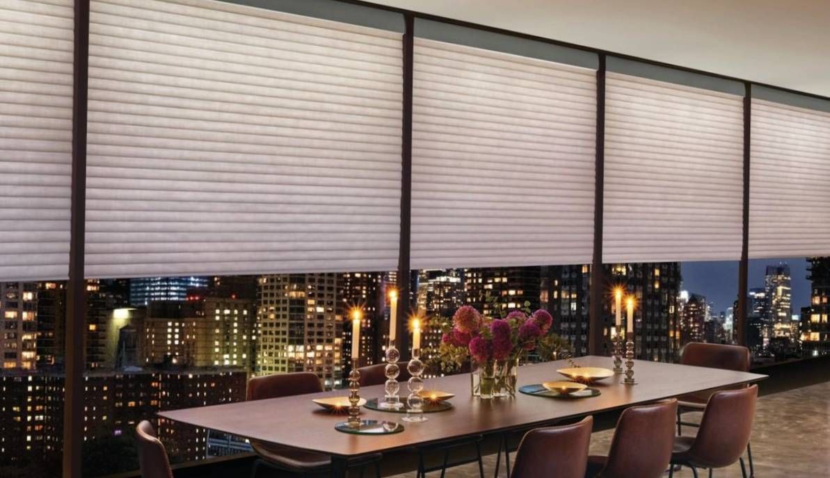 Hunter Douglas Duette® Cellular Shades with PowerView® Automation near Alpharetta, Georgia (GA)