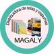 Es un logo de una empresa llamada magaly.