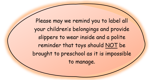 A sign that says please may we remind you to label all your children 's belongings