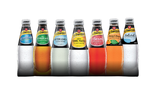 schweppes bottles
