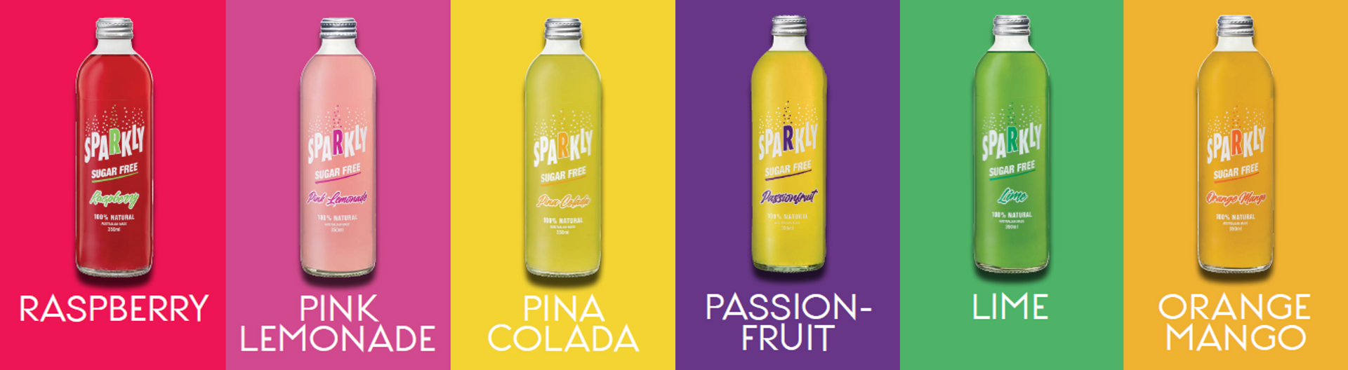 sparkly sugar free sodas