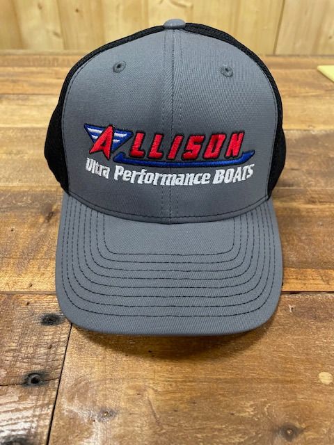 Charcoal Logo Hat with Soft Black Mesh #1215