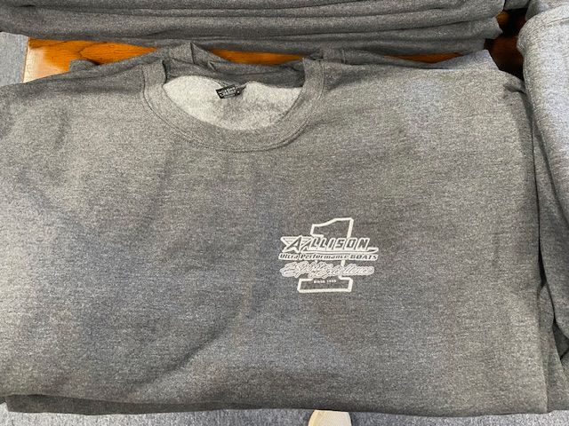 Allison Spirit of Excellence Sweat Shirt White Logo