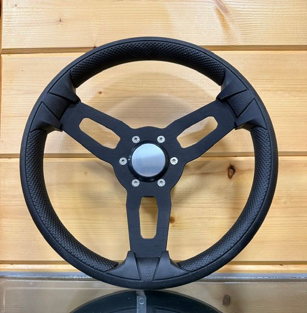 Steering Wheel with black spokes