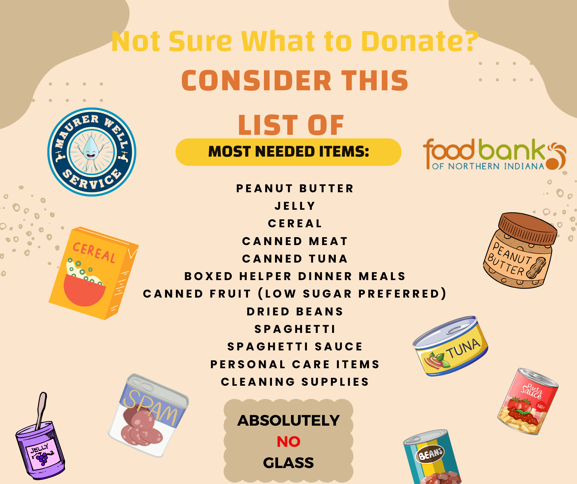 Maurer Well 1st Annual Food Drive