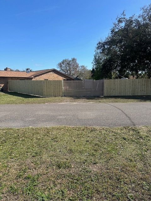 Fence installation