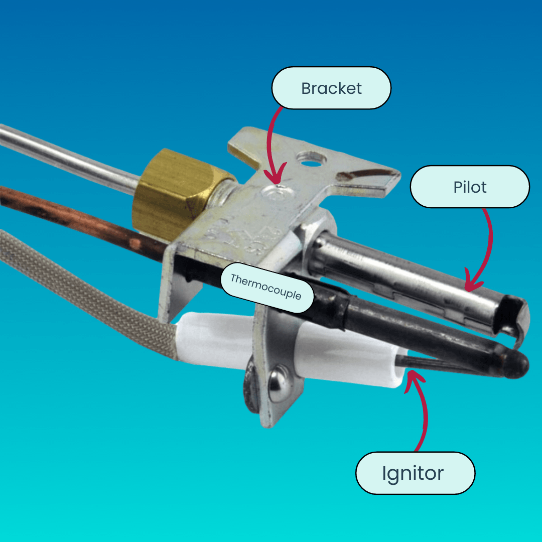 Pilot Assembly Diagram Close-up