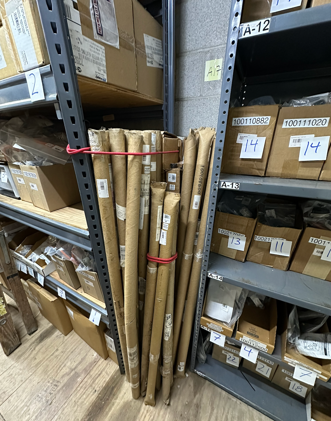 A.O. Smith anode rod selection at the U.S. Water Heating Solutions warehouse