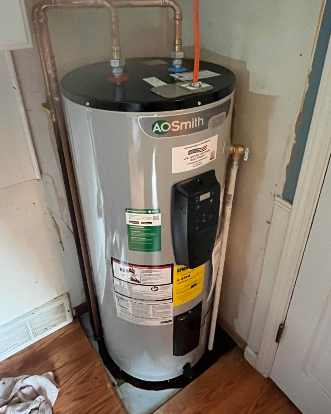 A.O. Smith Residential Electric Water Heater Installation in Tennessee