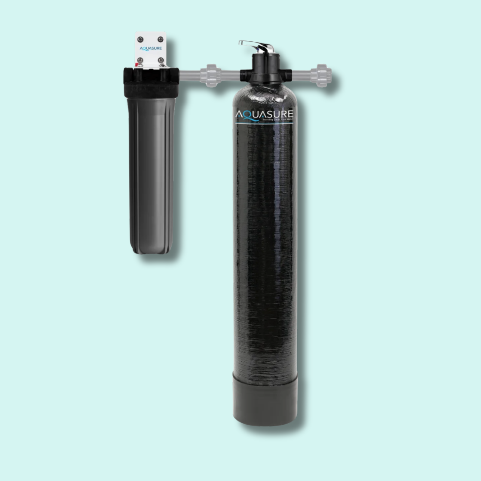 Aquasure Fortitude Pro 600 AS-FP600 on light blue background with drop shadow