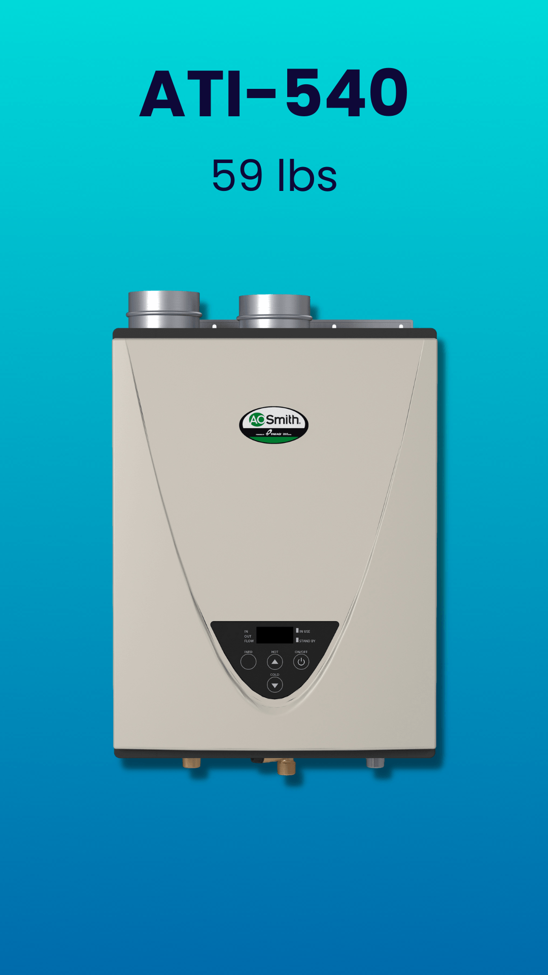 A.O. Smith ATI-540 Tankless Water Heater weight
