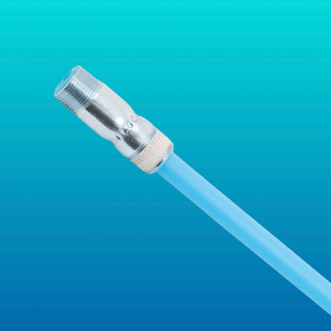 Blue Dip Tube on blue ombre background