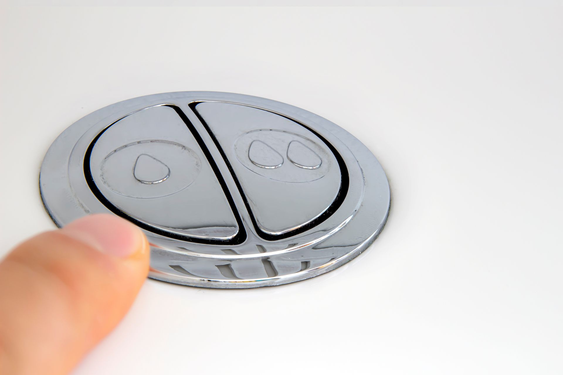 low flow toilet buttons