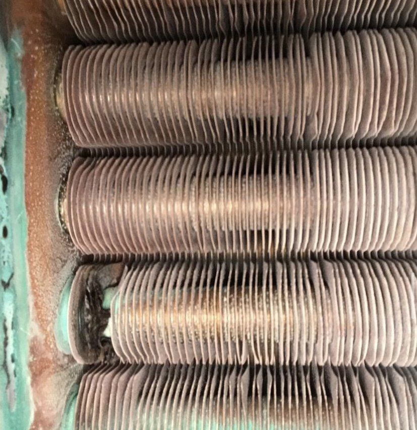 Tankless Heat Exchanger After Maintenance