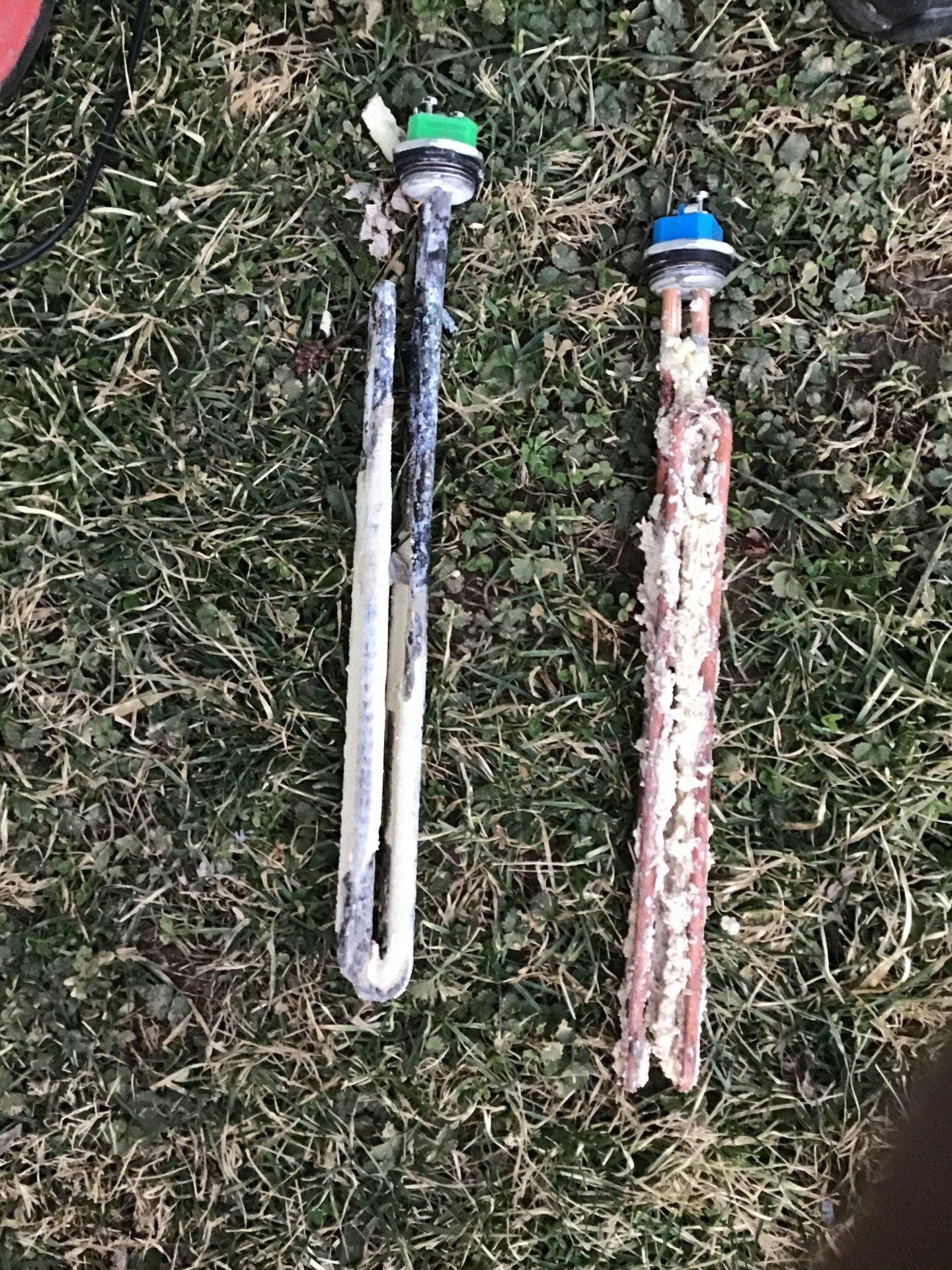 sediment filled water heater elements