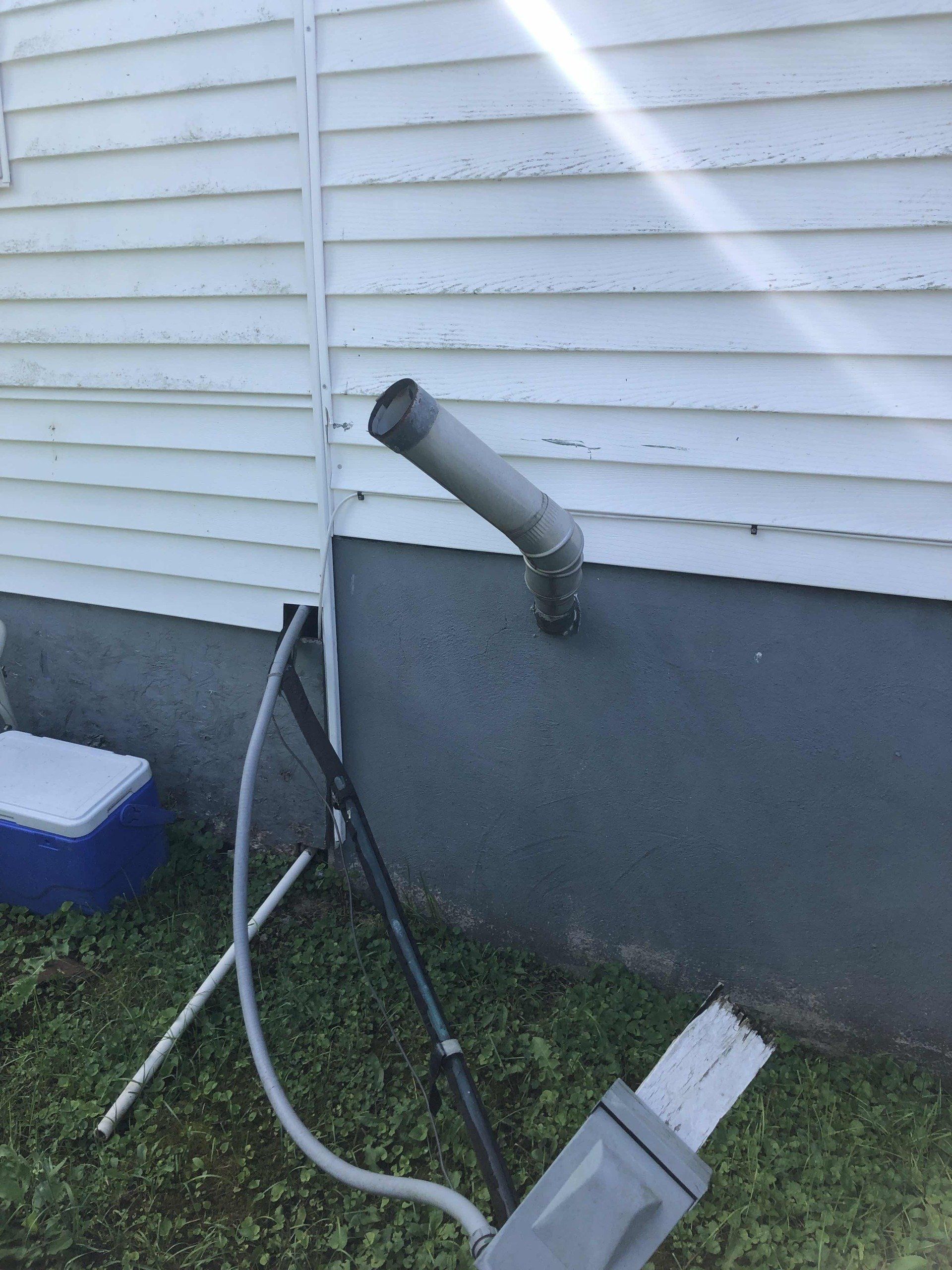 Improper vent termination