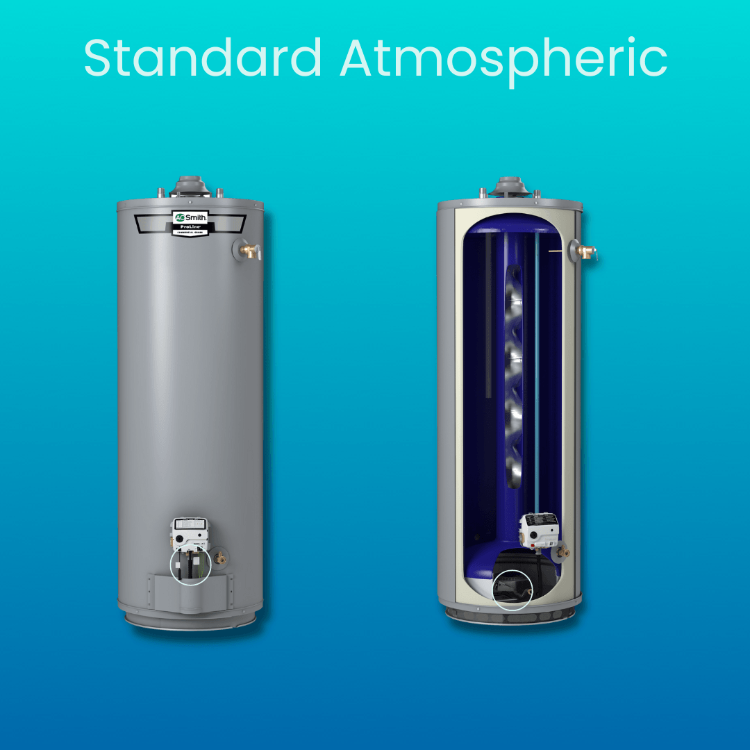 slideshow of water heater vent types
