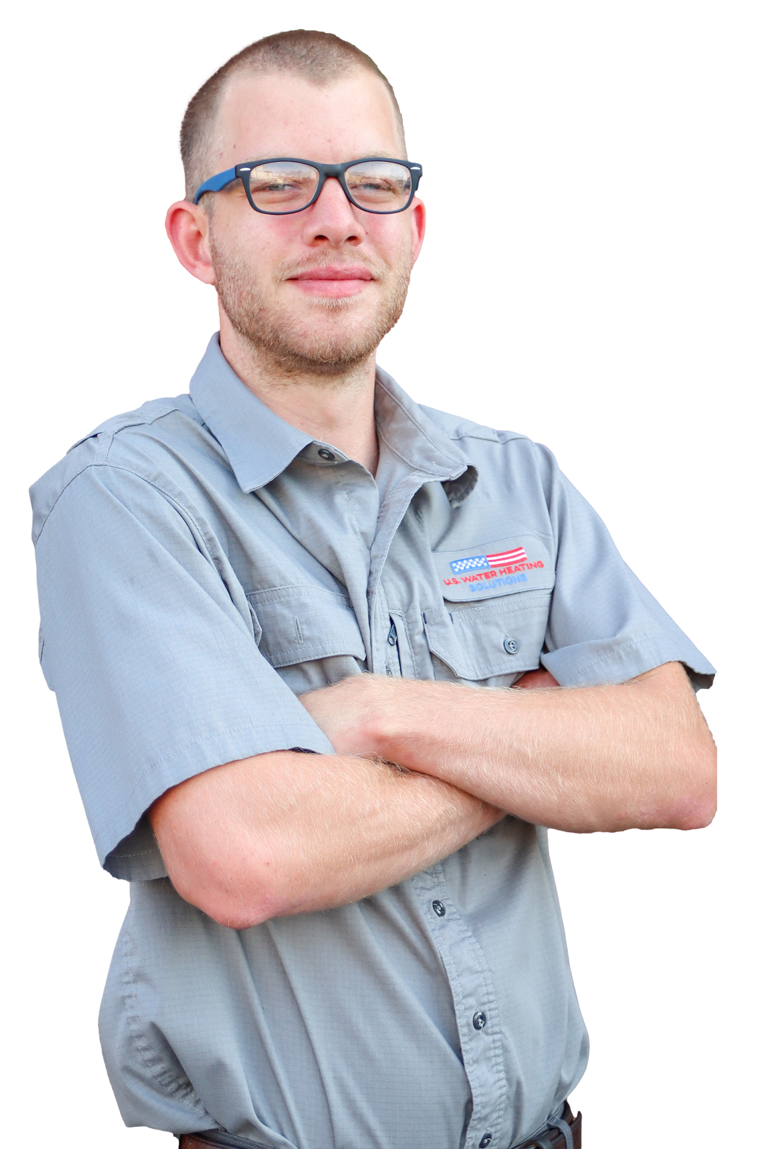 water heater service tech