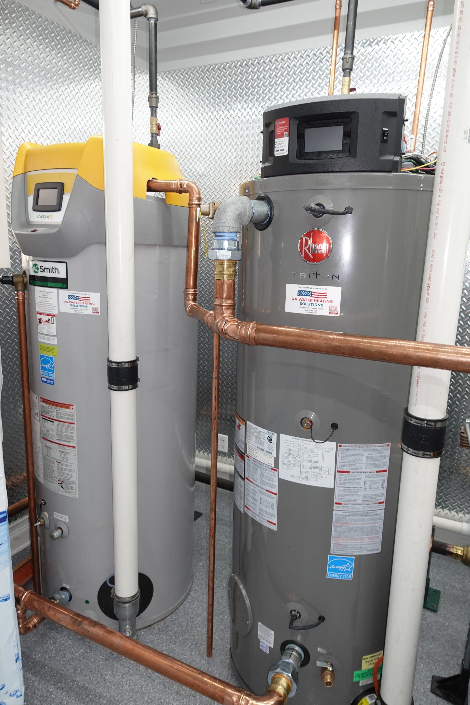 A.O. Smith BTH Commercial Water Heater, Rheem Triton Commercial Water Heater