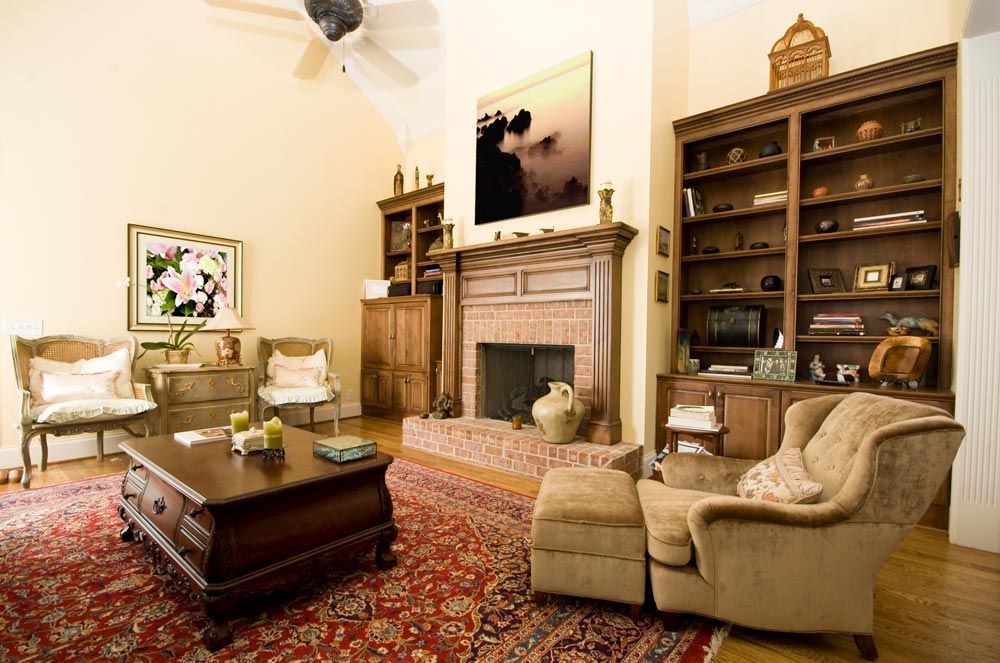 Elegant Living Room — Virginia Beach, VA — Artin Hadjinlian Oriental Rug Cleaning And Restoration