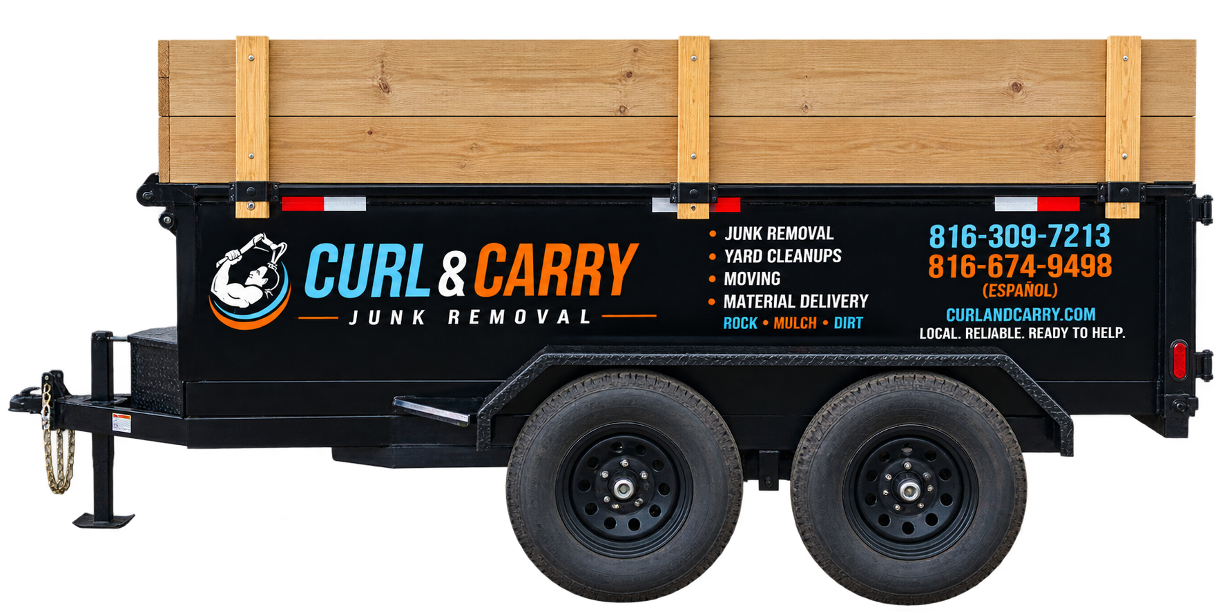 Photo of Curl and Carry junk hauling removal in Kansas City, MO