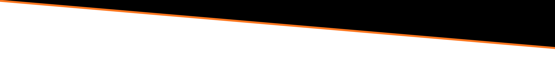 A narrow, horizontal slice of an image showing a black rectangular bar against a plain white background.