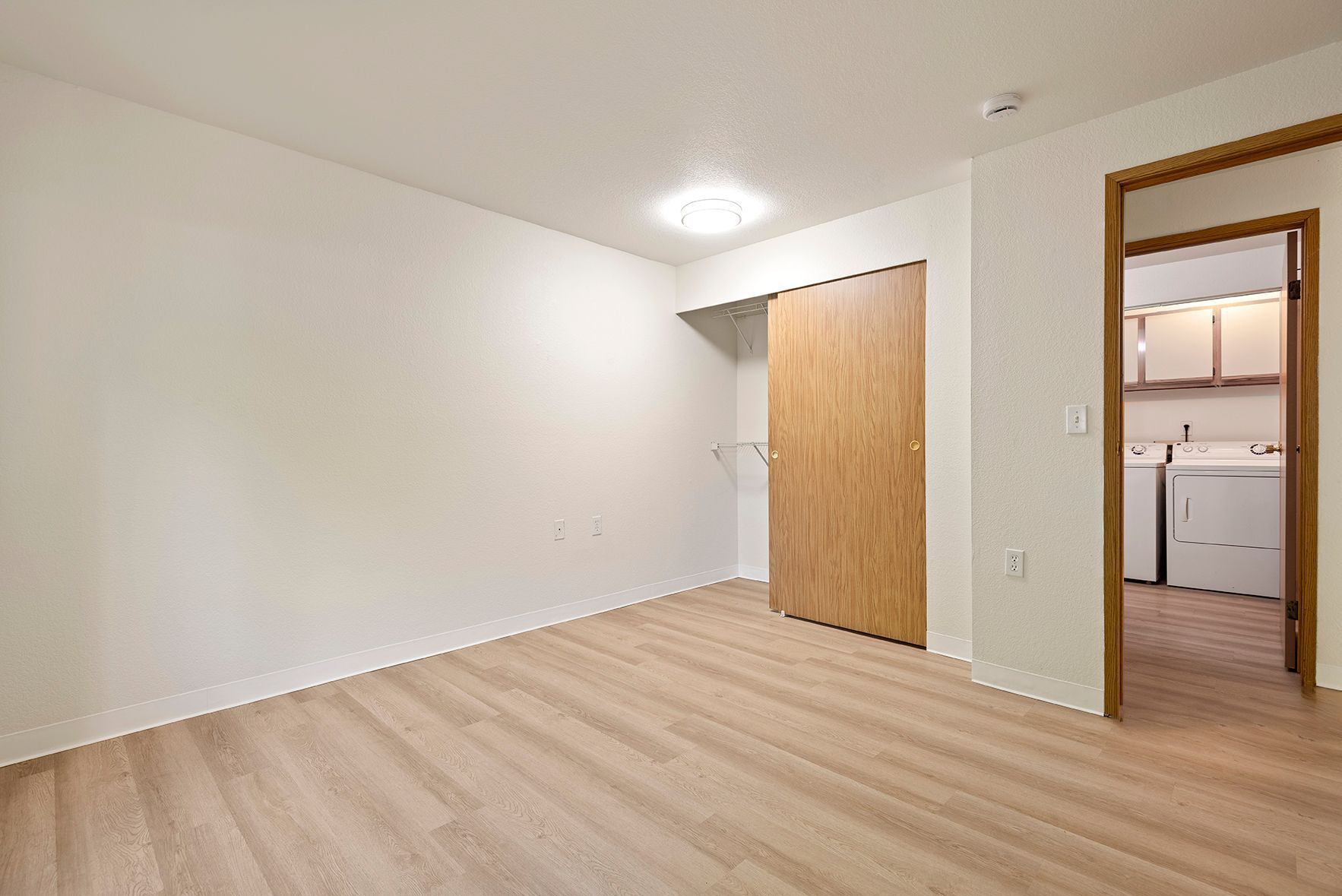 Bedroom with closet