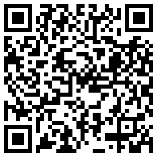 A black and white qr code on a white background.