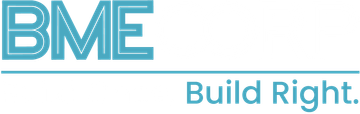 BME logo in blue with the tagline “Build Right.”