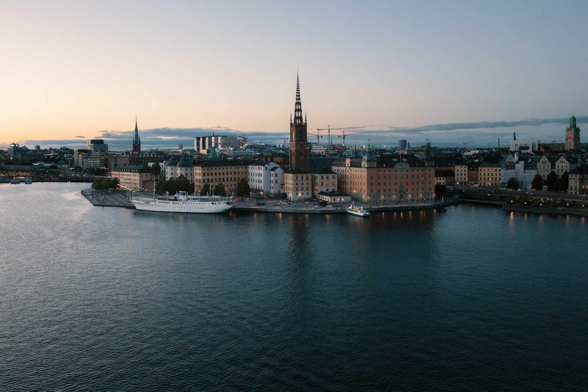 Stockholm at dusk