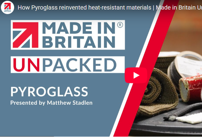 Pyroglass features in Made in Britain UNPACKED series,  interview with Sara Pullen Managing Director