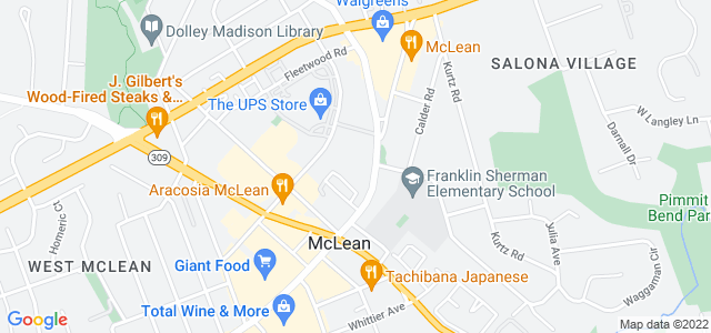 Map of business location