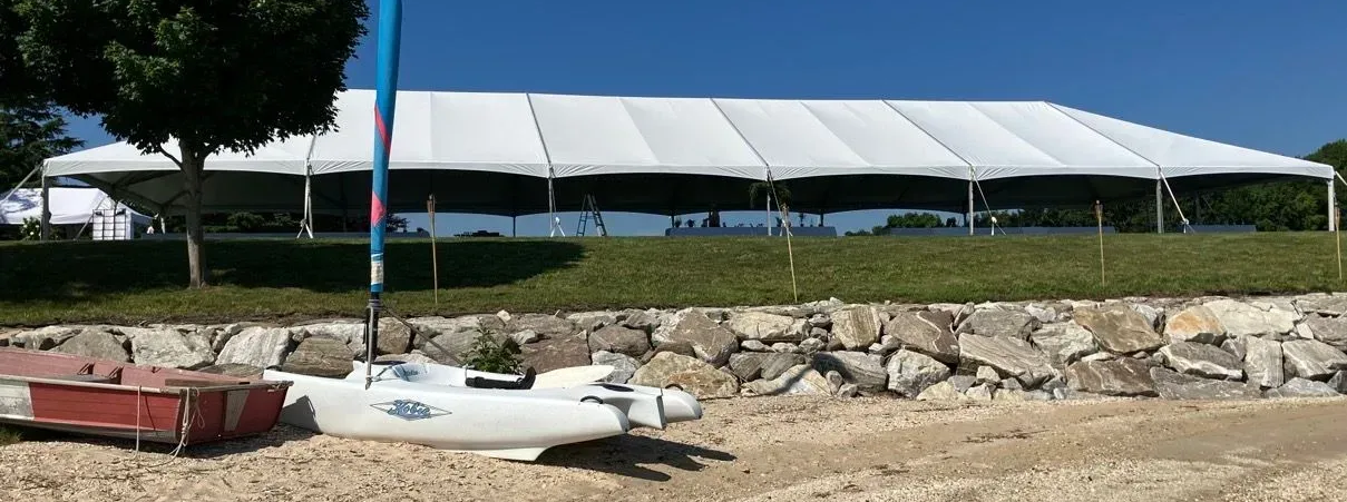 tent rental on a southern md beach front