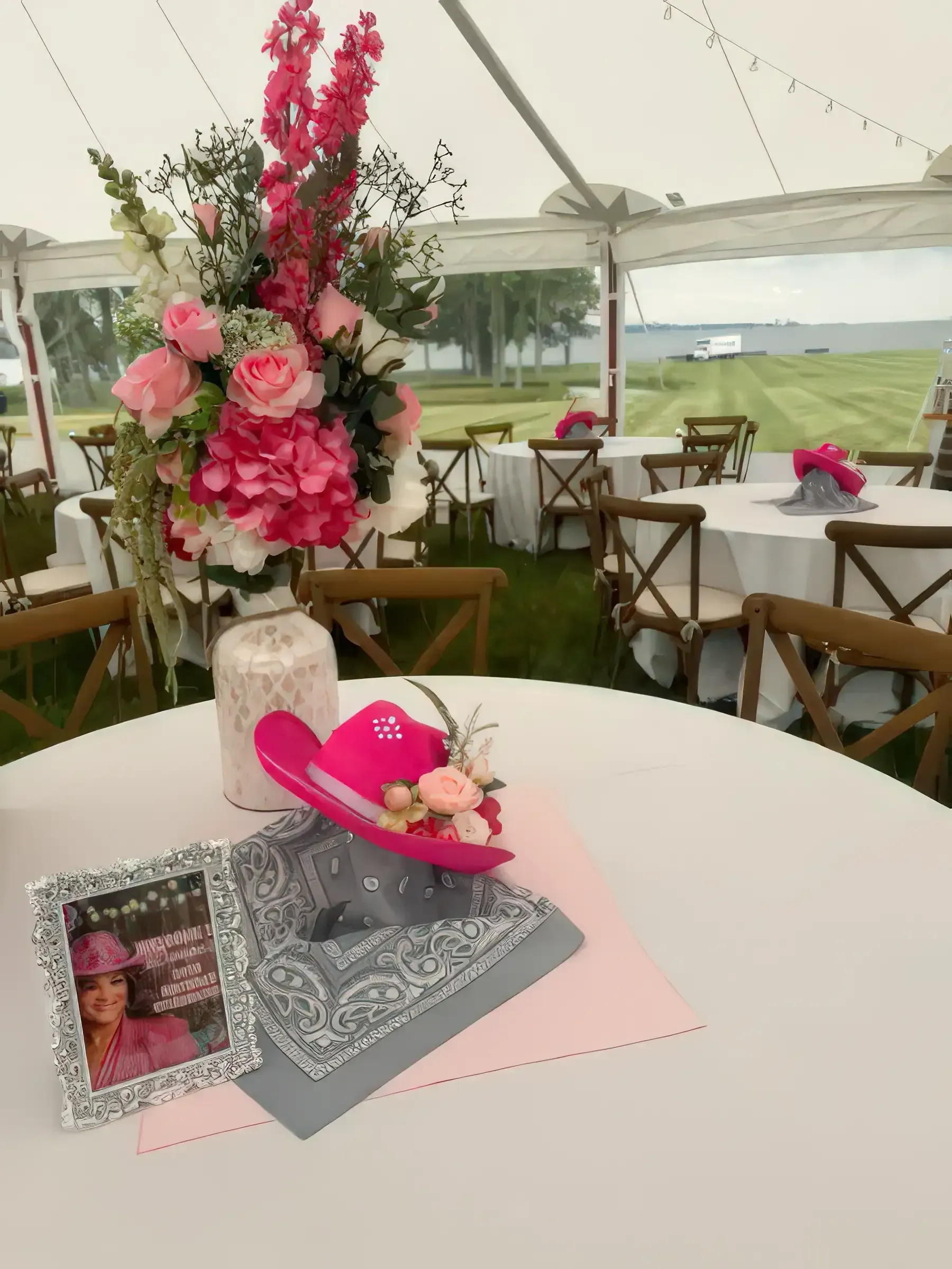 Tidewater Sail Cloth tent for 60th birthday. 