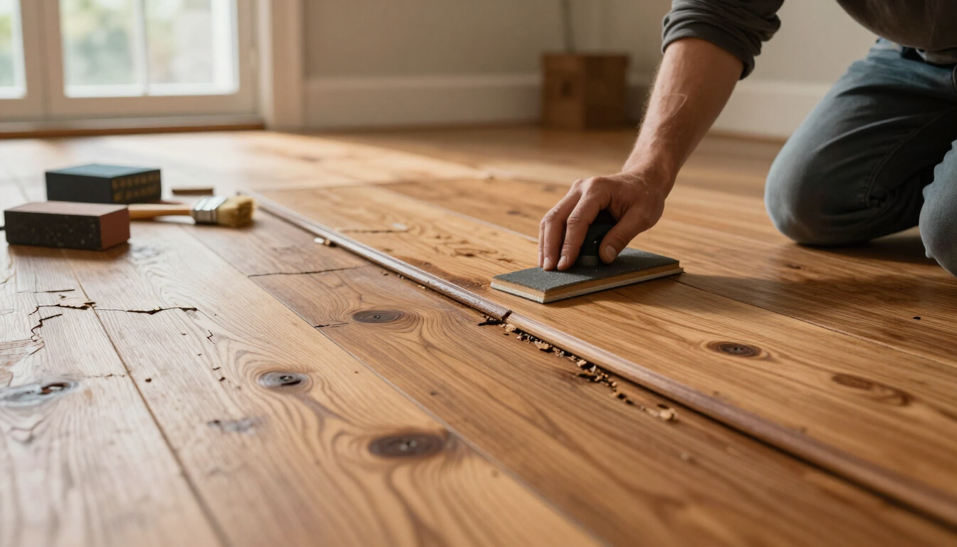 wood floor repair Dalton Georgia