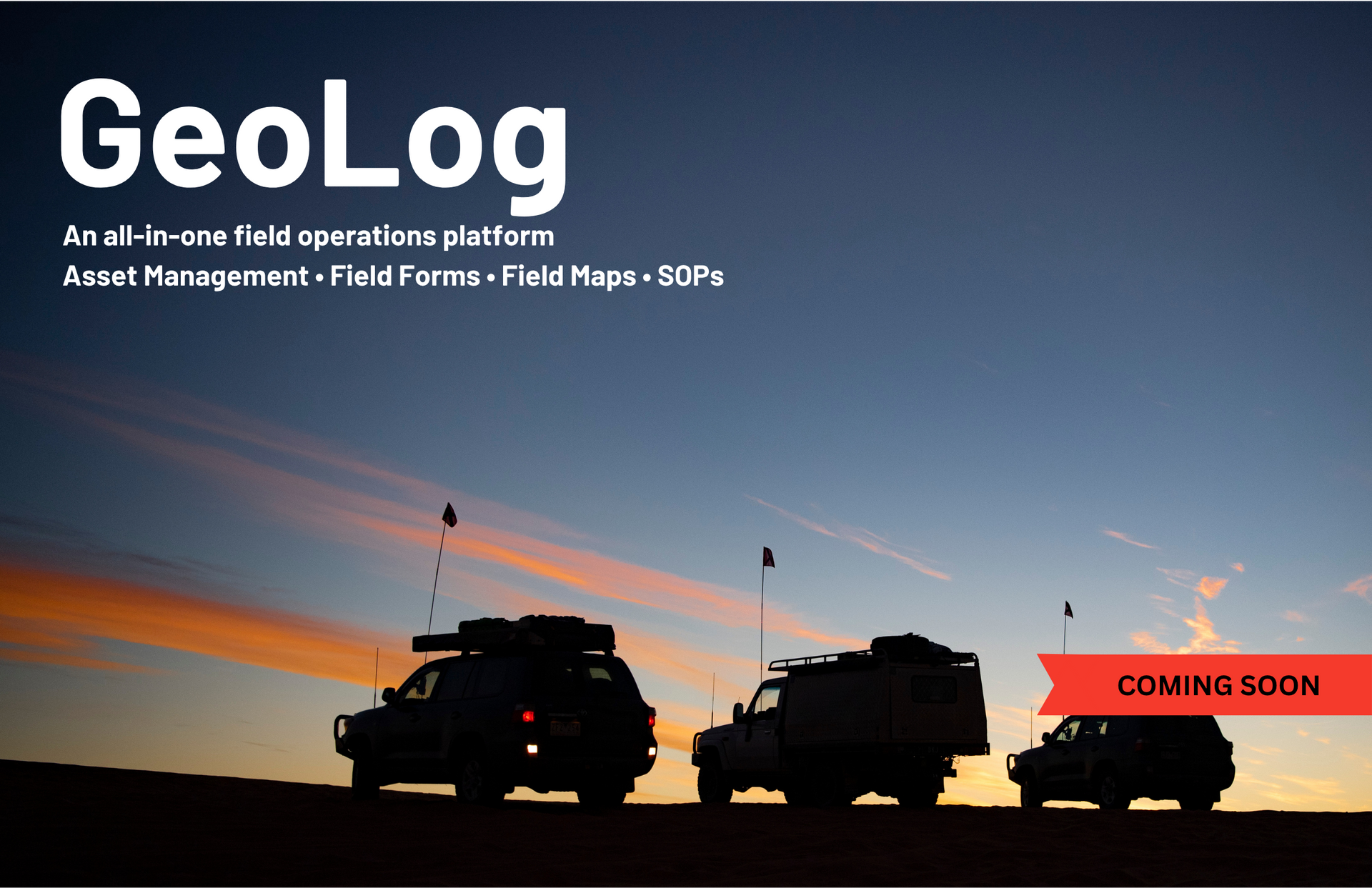 GeoLog field operations platform interface