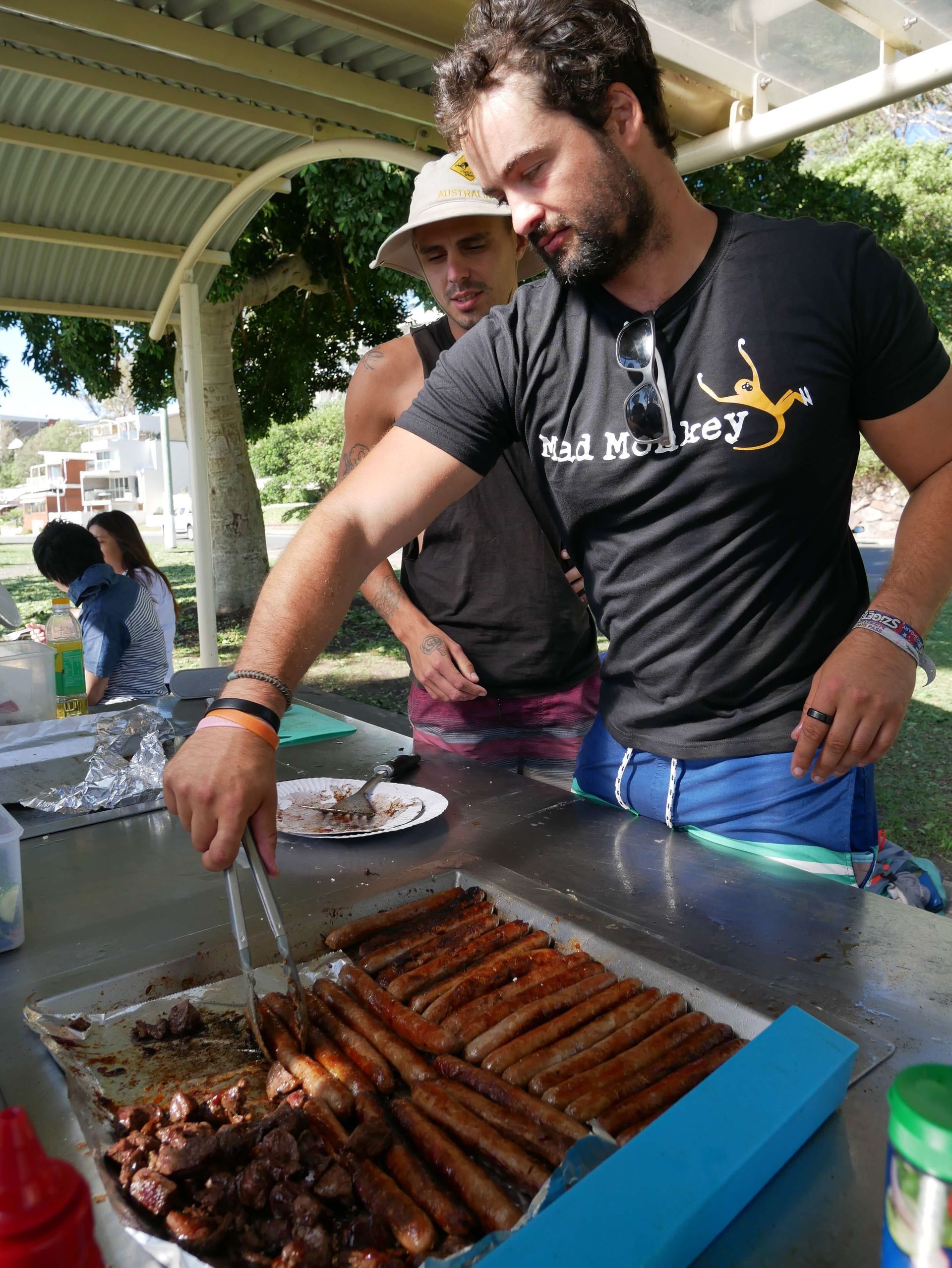 BBQ lunch included (and yes they offer veggie options )