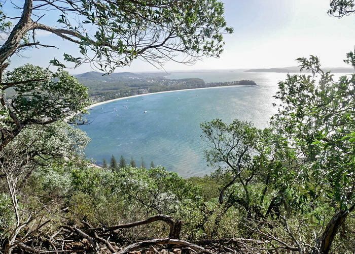 View from Mount Tomaree in Port Stephens