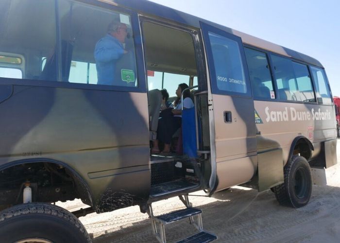Boarding the 4WD Bus