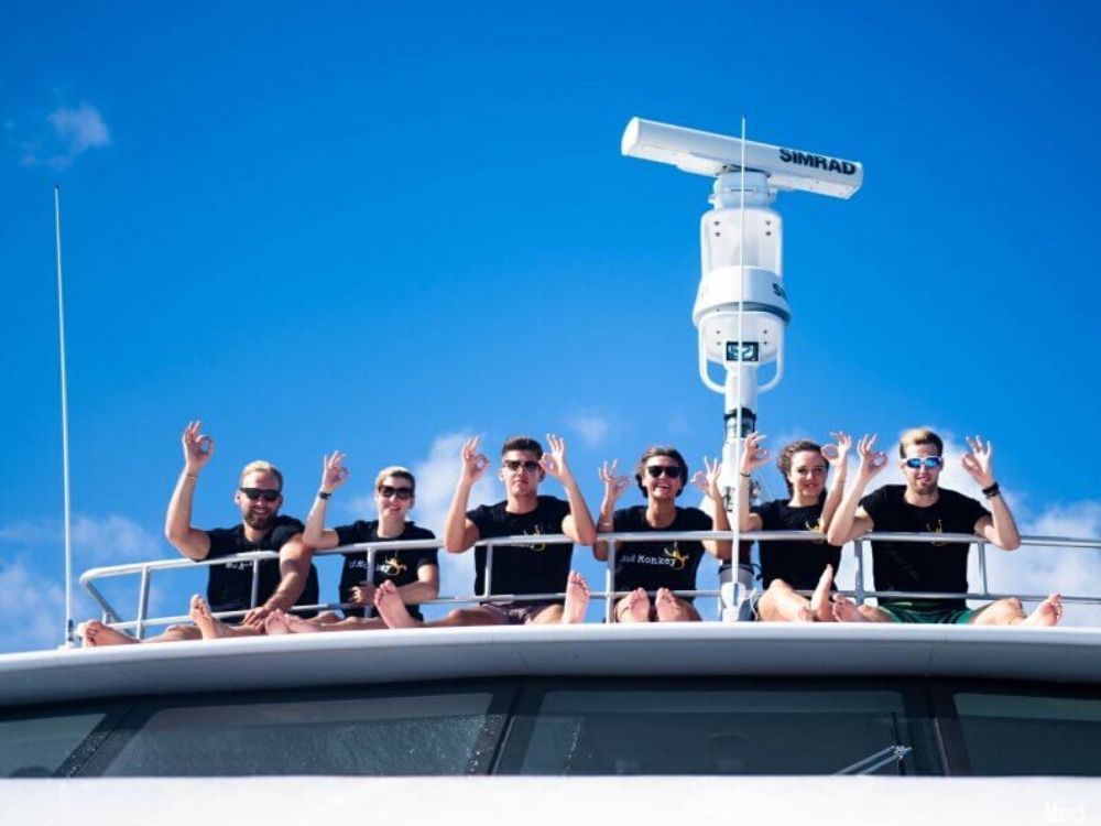 Mad Monkey Crew on a Day out on the Reef