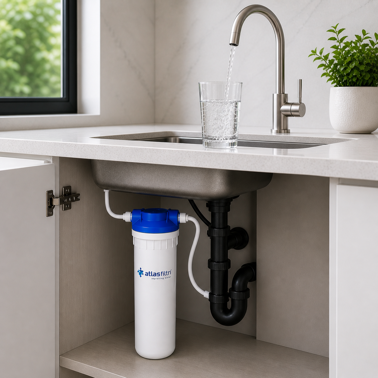 under sink water filter system