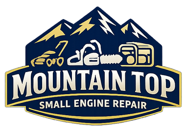 mountain top small engine repair services logo