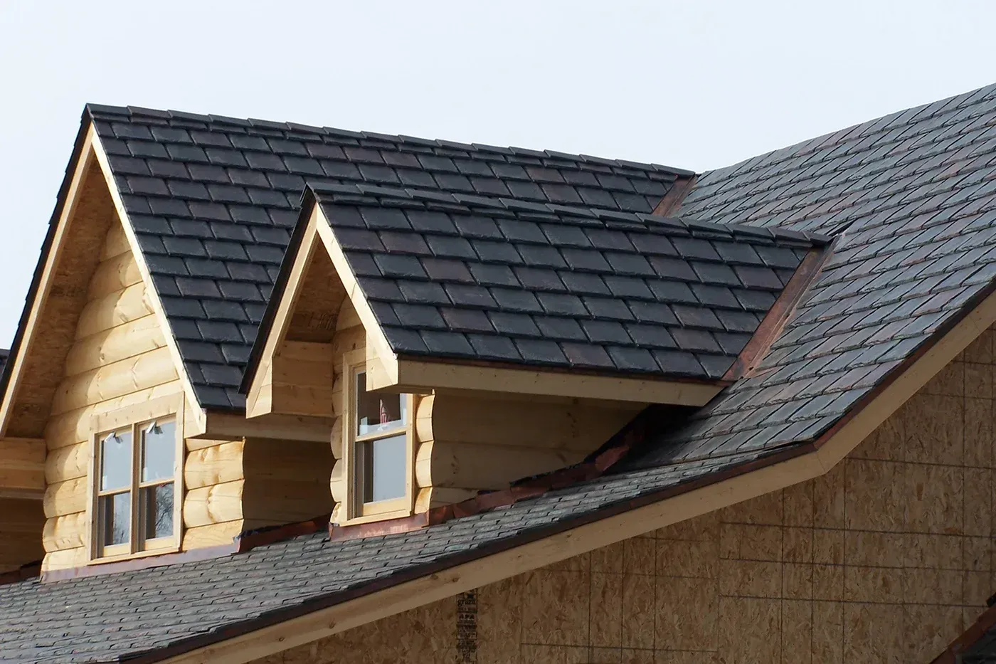 Brava composite slate roof, featuring natural slate texture, durable performance, and refined architectural detail.
