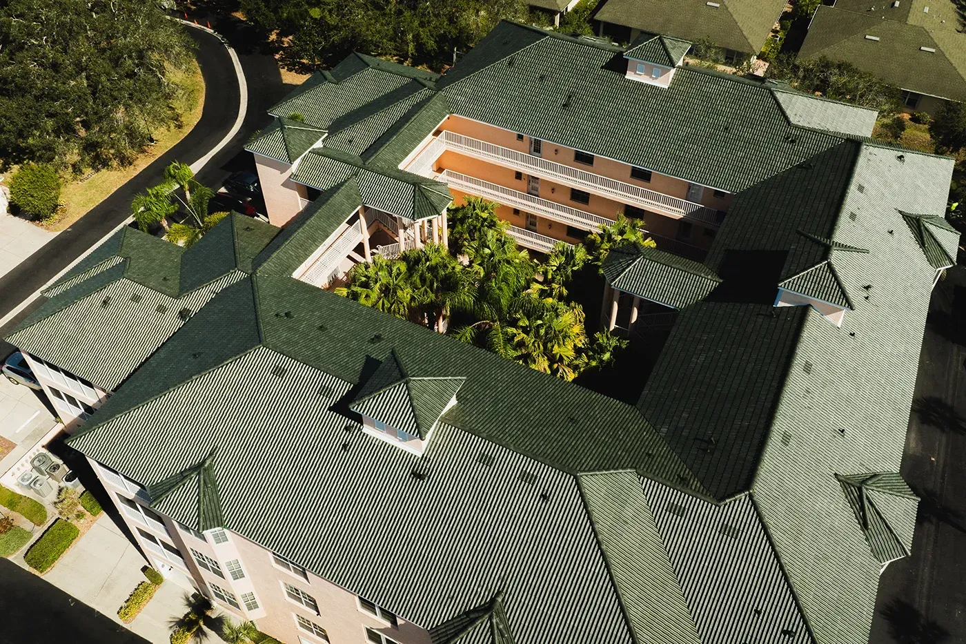 Spanish clay tile look Brava roof providing elegance, durability, and low maintenance.