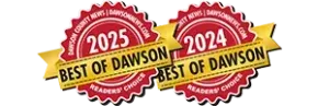 Edge Roofing was voted Best of Dawson in both 2024 and 2025, recognized by local homeowners in Dawson County, Georgia.