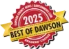 Best of Dawson 2025 | Edge Roofing Best of Dawson 2025 award badge for Edge Roofing
